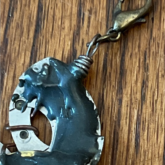 NWOT Pendant bee bug insect Handmade by Etsy Artist Steampunk watch parts - Picture 8 of 14